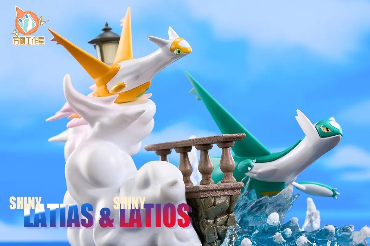 1/20 Scale World Zukan Latias & Latios Pokemon Resin Statue