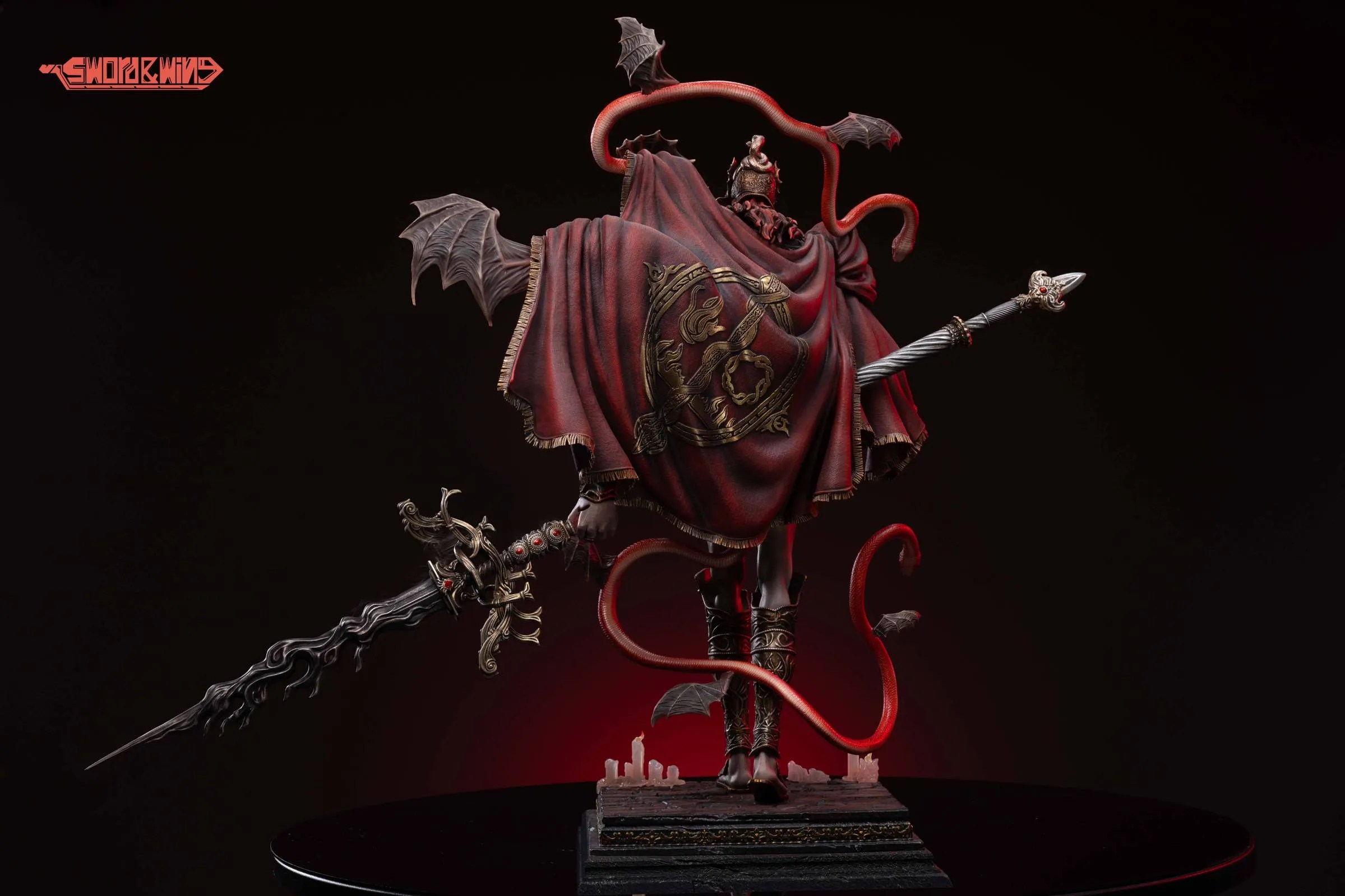 SW10 Messmer the Impaler with LED Elden Ring Resin Statue Sword