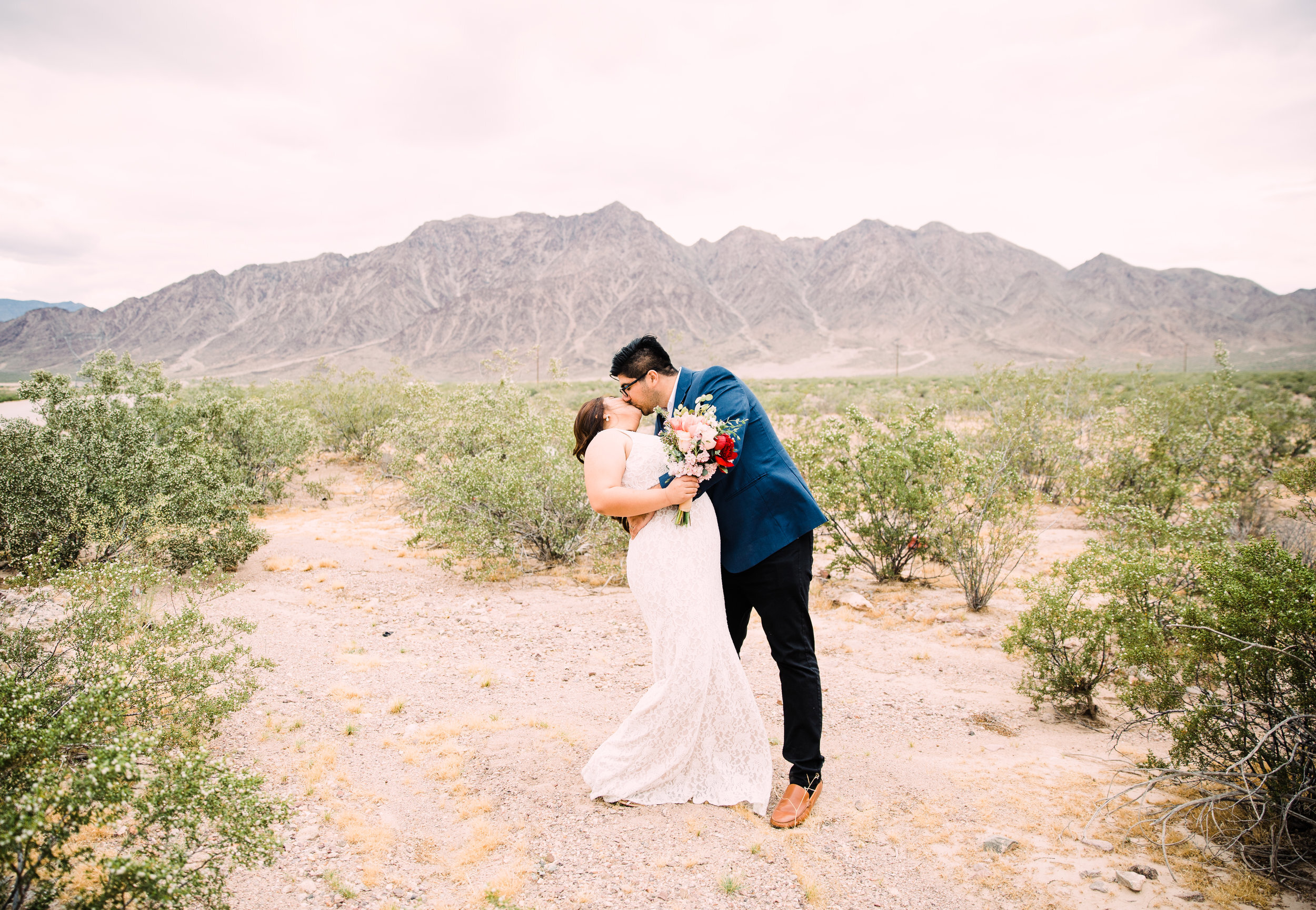 Hector + Dia's Elopement El Dorado Dry Lake Bed and Sloan National