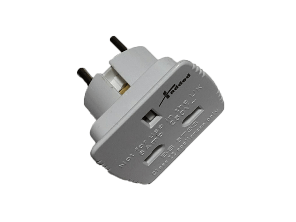 Travel Adaptor UK to EU Fil & Fil