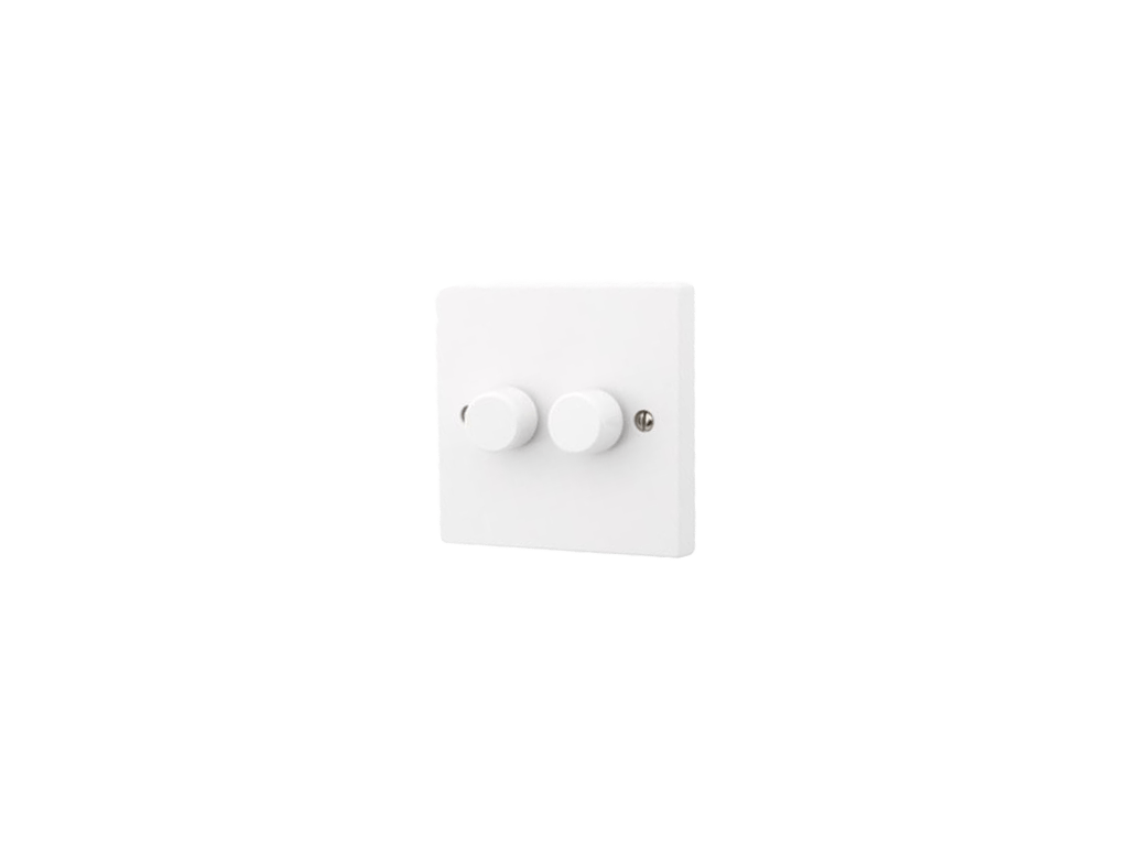 Dimmer wall switch 2 Gang 2 Way 250V - Fil & Fil