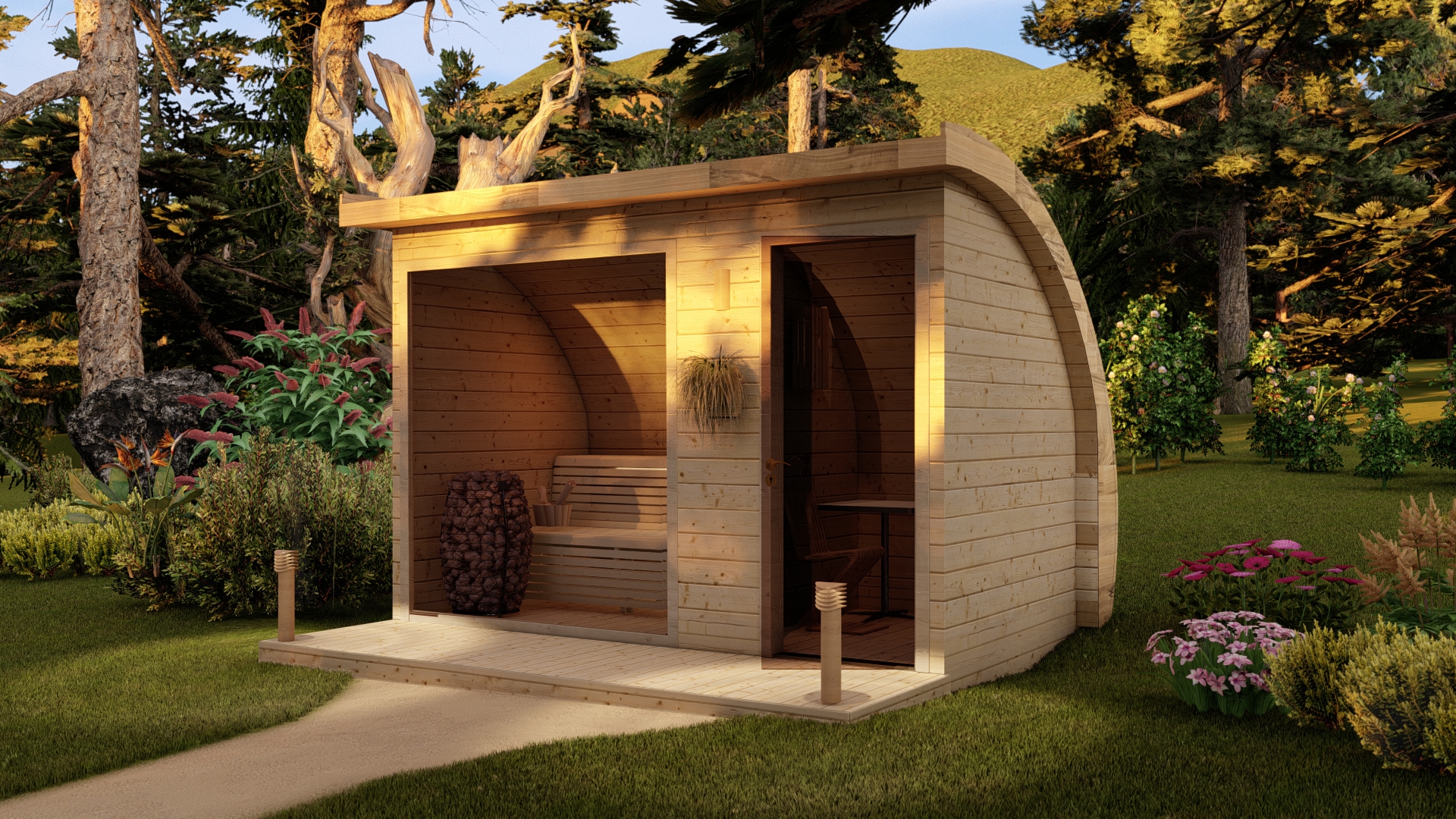 Garden Saunas Insulated garden saunas and cottages Filanest