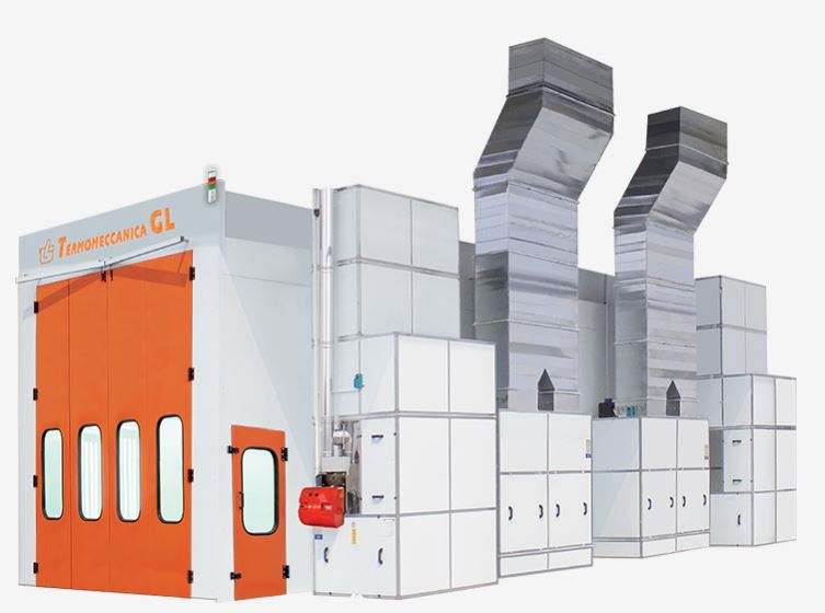 SEMIDOWNDRAFT INDUSTRIAL PAINT BOOTH Filco Mechanic