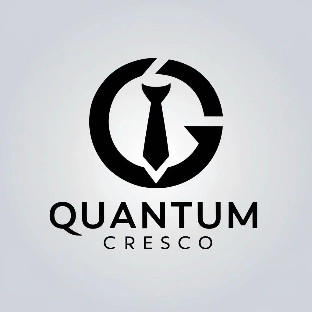 LOGO Design for Quantum Cresco Minimalistic Vector Logo with Business