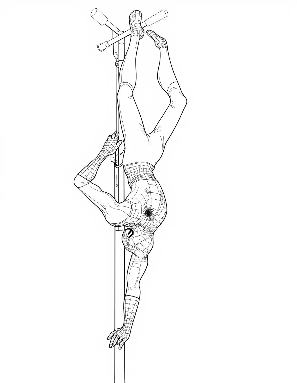 Free action hero coloring pages generator 20 action hero coloring