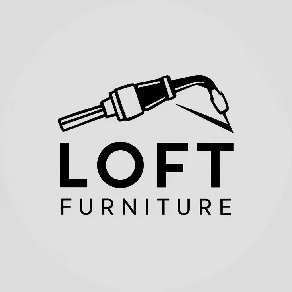 LOGO Design For Loft Furniture Modern Welding Torch Emblem Logo Galleria