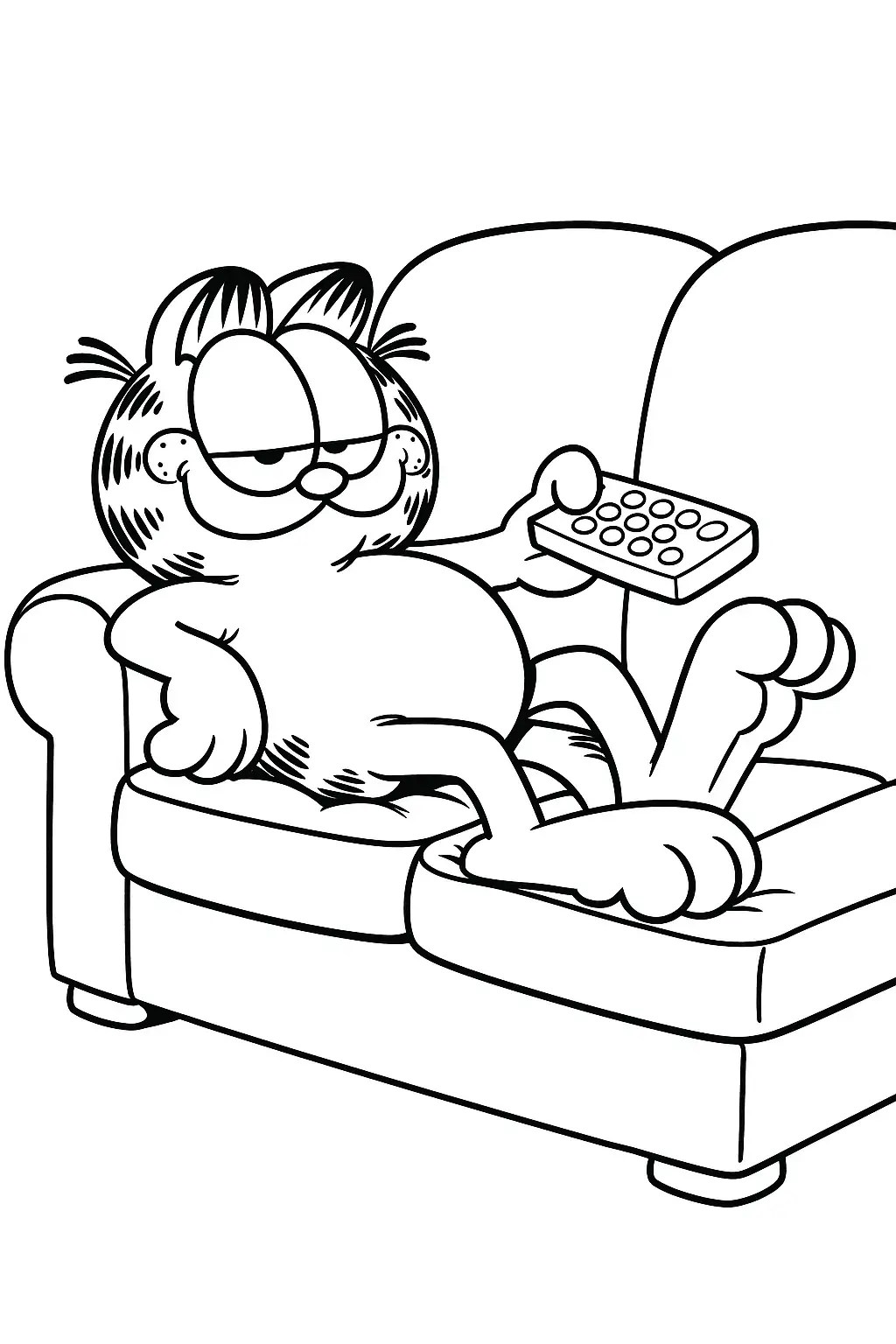 Free garfield coloring pages printable generator 20 garfield coloring