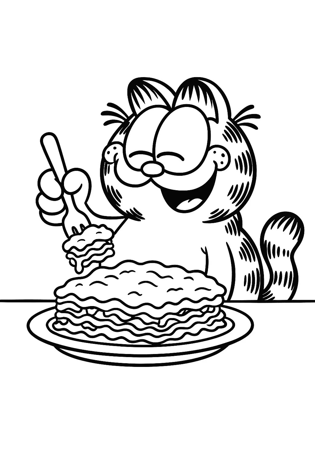 Free garfield coloring pages printable generator 20 garfield coloring