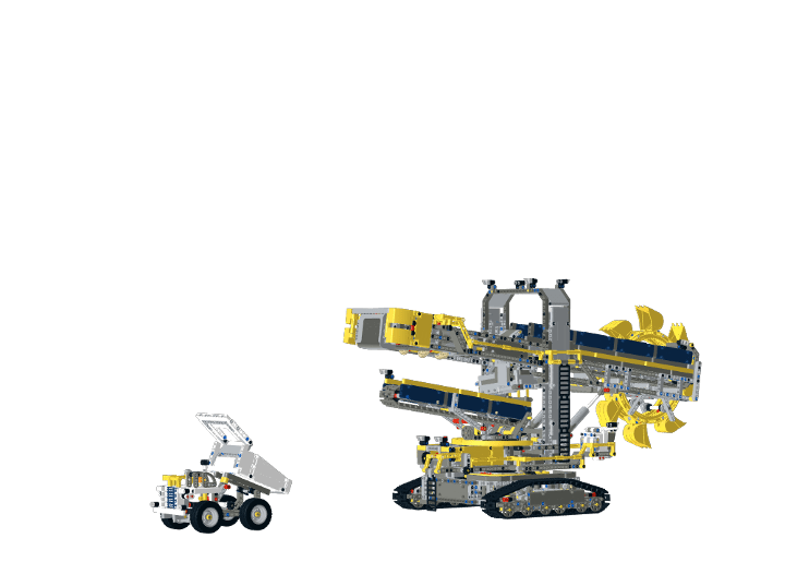 42055 Bucket Wheel Excavator from BrickLink Studio [BrickLink]