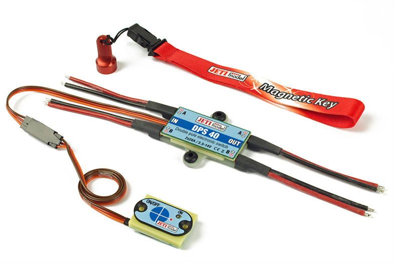 Jeti Electronic Switch Dual with Key DPS 40