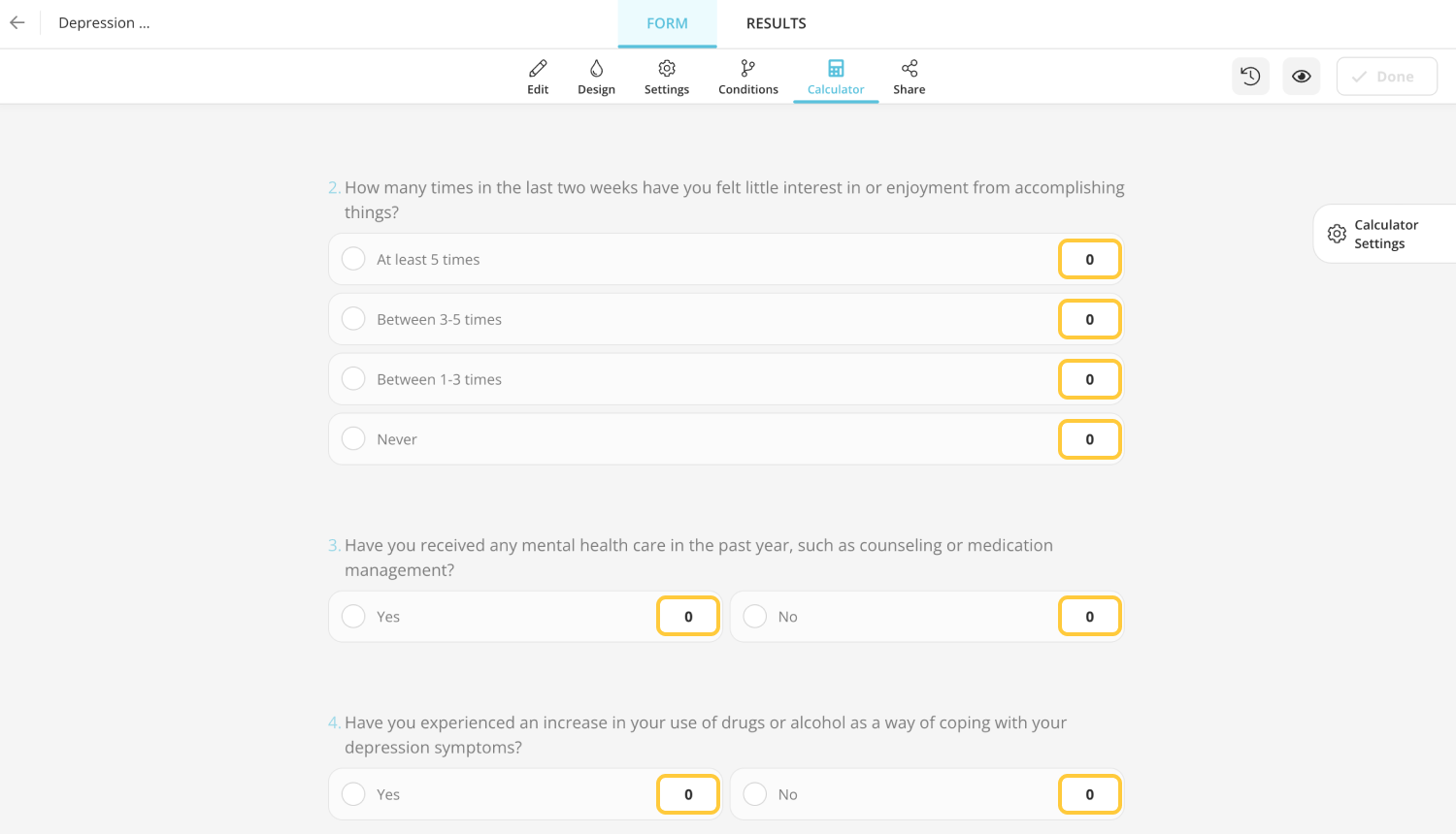 45 Survey questions for a depression questionnaire (+templates) forms.app