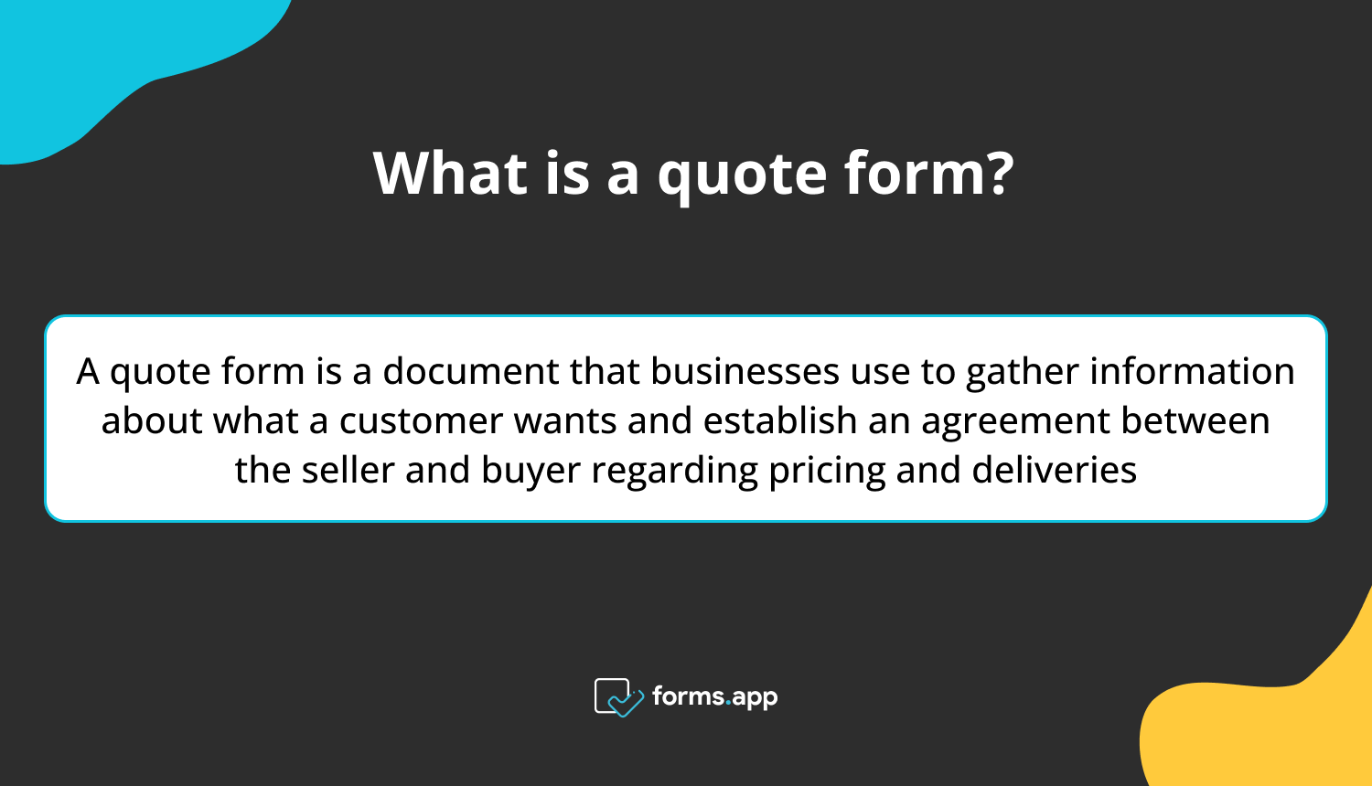 How to make quoting form for your WordPress website forms.app