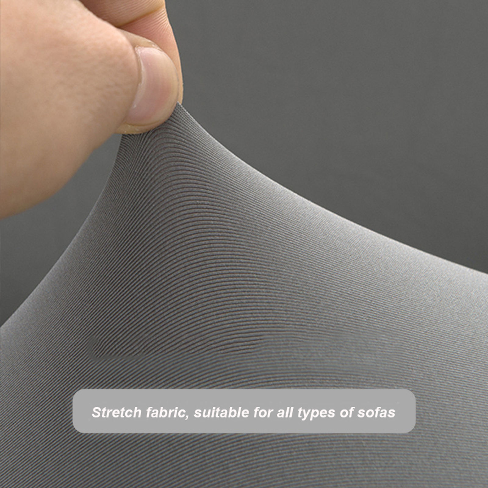 Sectional Sofa Cover L Shape,2pc Stretch Sofa Slipcover Spandex Non