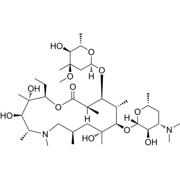 Azithromycin (CP 62993) Bacterial Inhibitor MedChemExpress