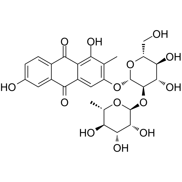 2Methyl1,3,6trihydroxy9,10anthraquinone 3Oαrhamnosyl(1→2)β