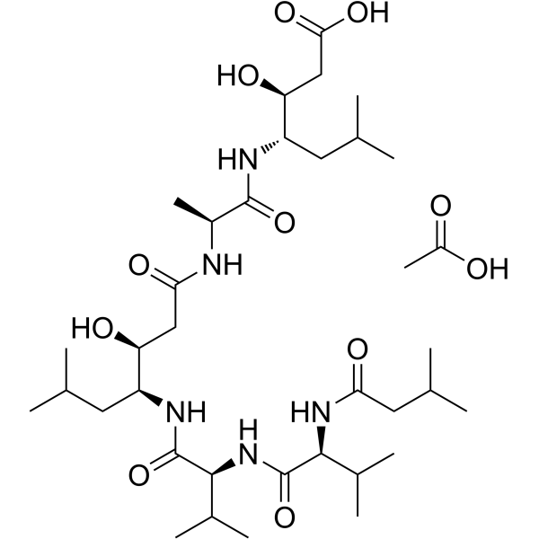 Pepstatin acetate (Pepstatin A acetate) Aspartic Protease Inhibitor