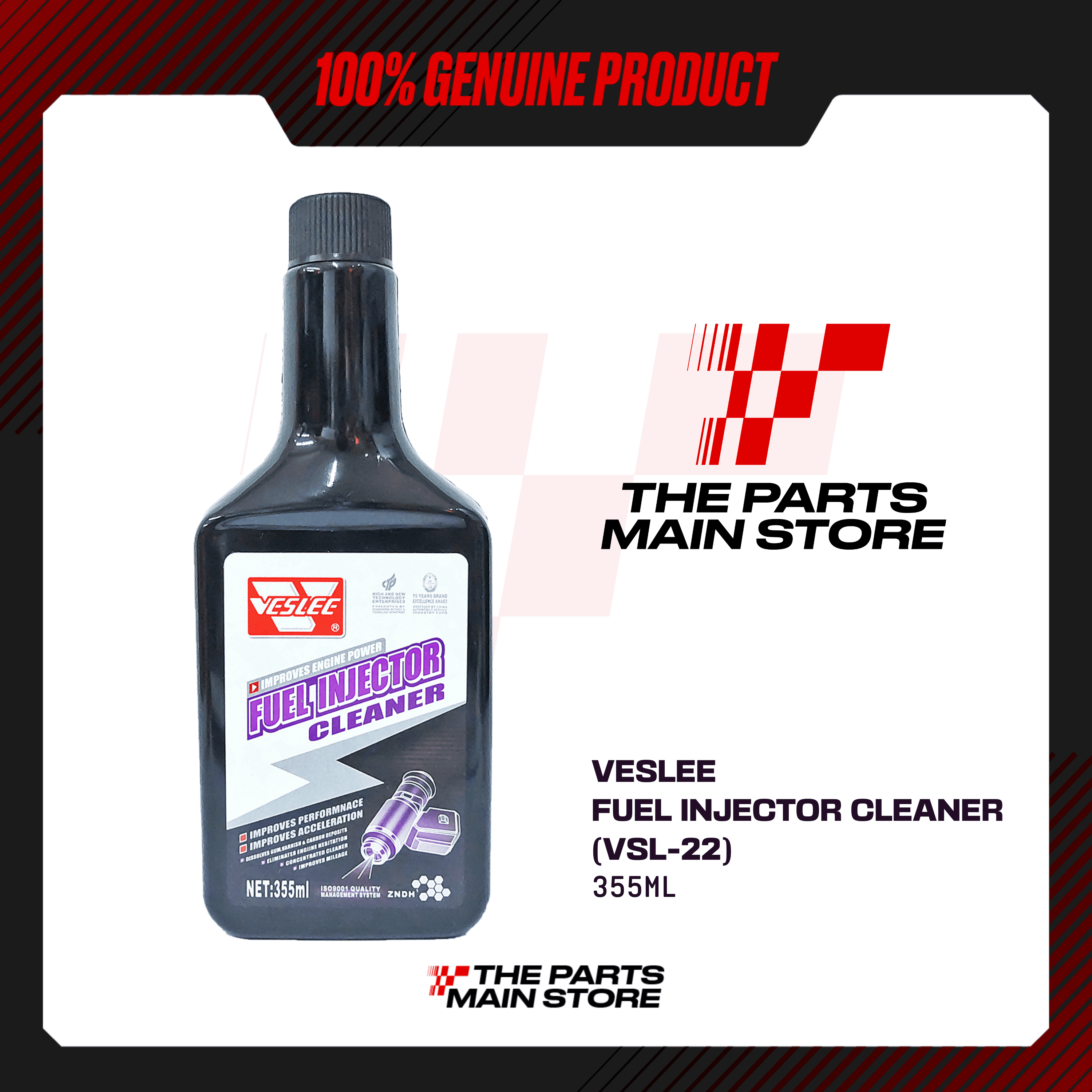VESLEE FUEL SYSTEM CHEMICAL GAS INJECTION CLEANER (VSL22) 355ML