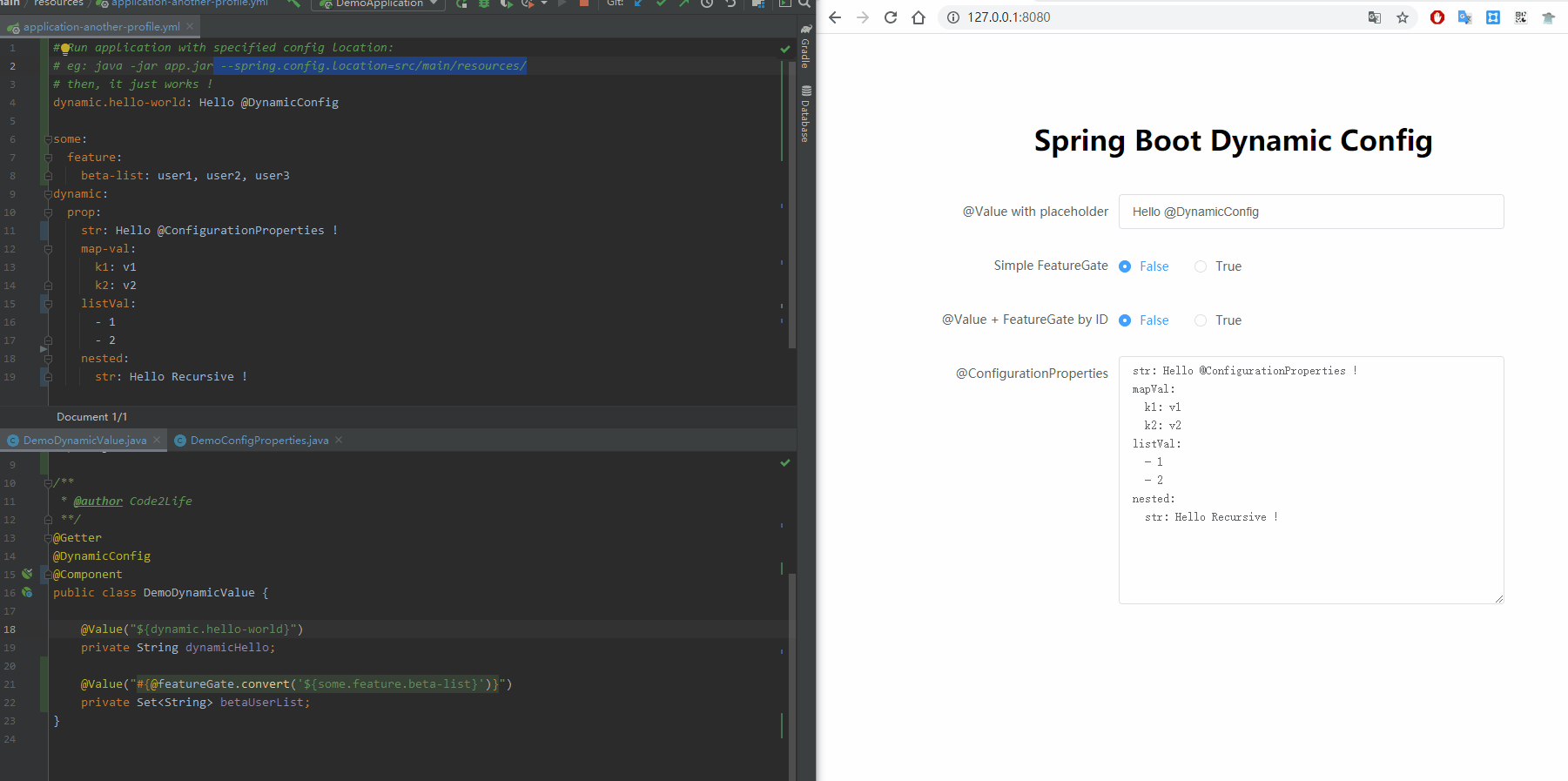 GitHub Code2Life/springbootdynamicconfig Dynamic Configuration