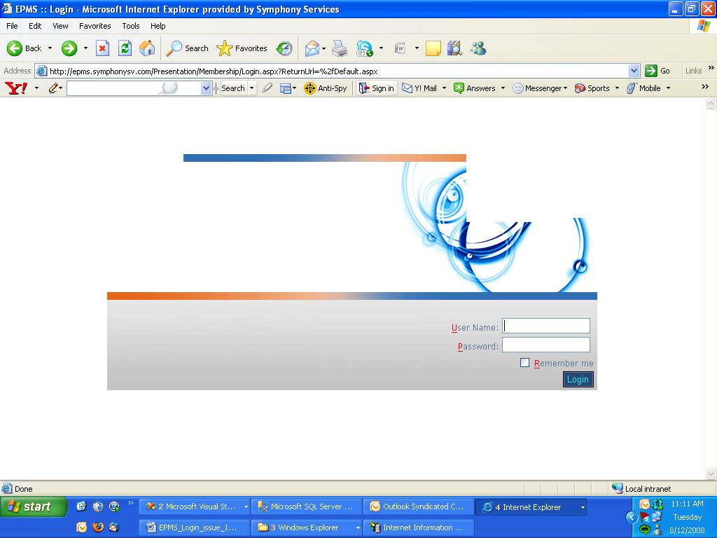 Solved Login control alignment Experts Exchange