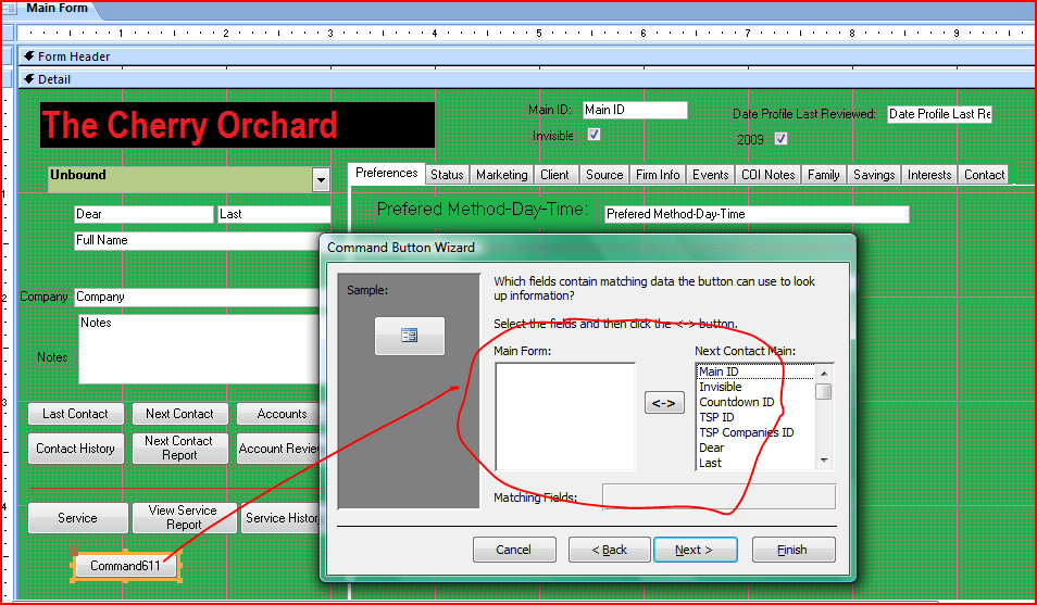 Solved Command button wizard will not populate correctly in Access 2007 Experts Exchange