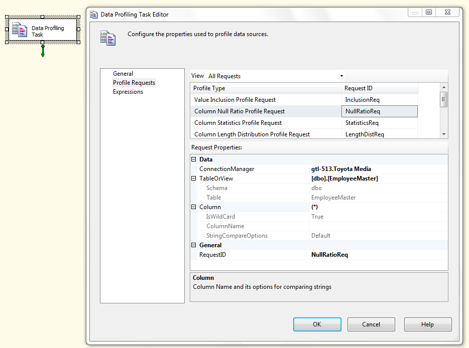 Data Profiling Task to Validate data before load to EDW Experts Exchange