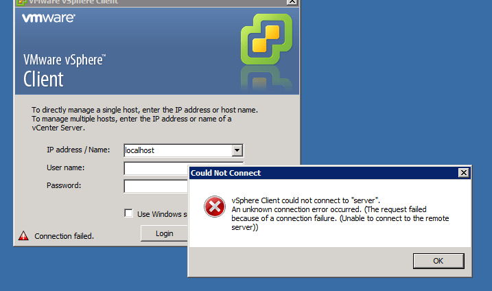 Solved Could not connect to one or more vCenter Server systems. ESXi 5