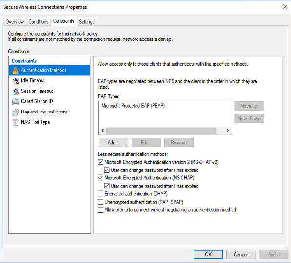 Solved RADIUS server not authenticating clients (Event ID 6273, Reason Code 22) Experts Exchange