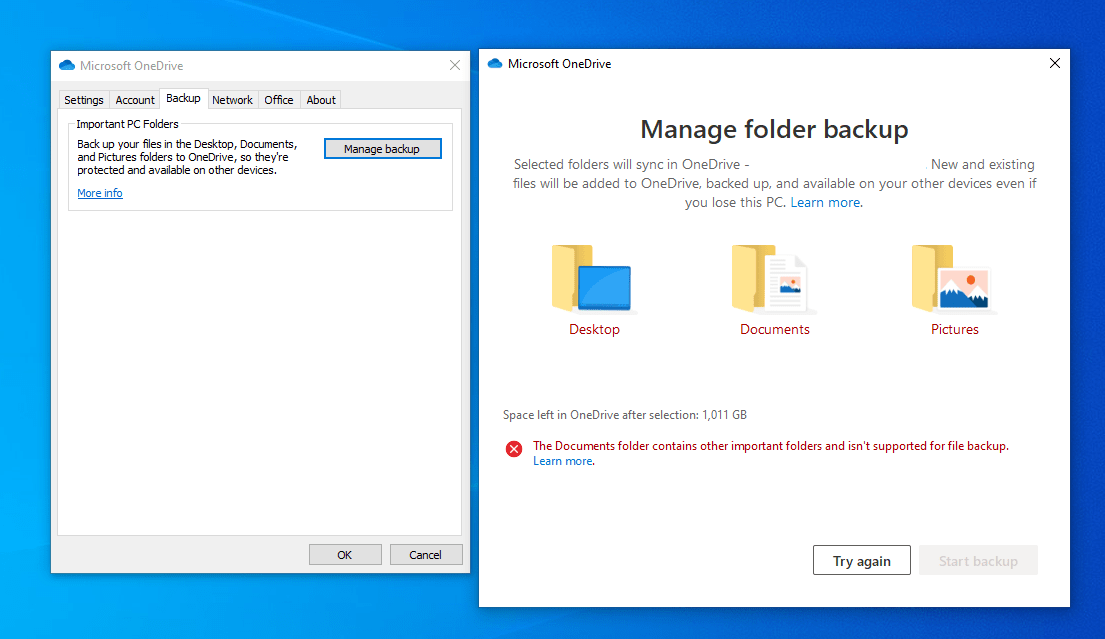 Solved The Documents folder contains other important folders and isn't