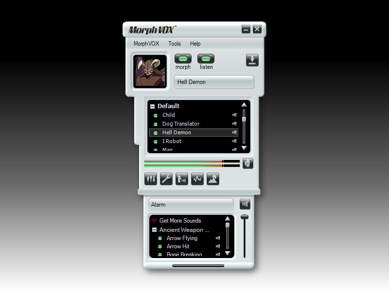 FileGets MorphVOX Pro Voice Changer Screenshot Voice changing