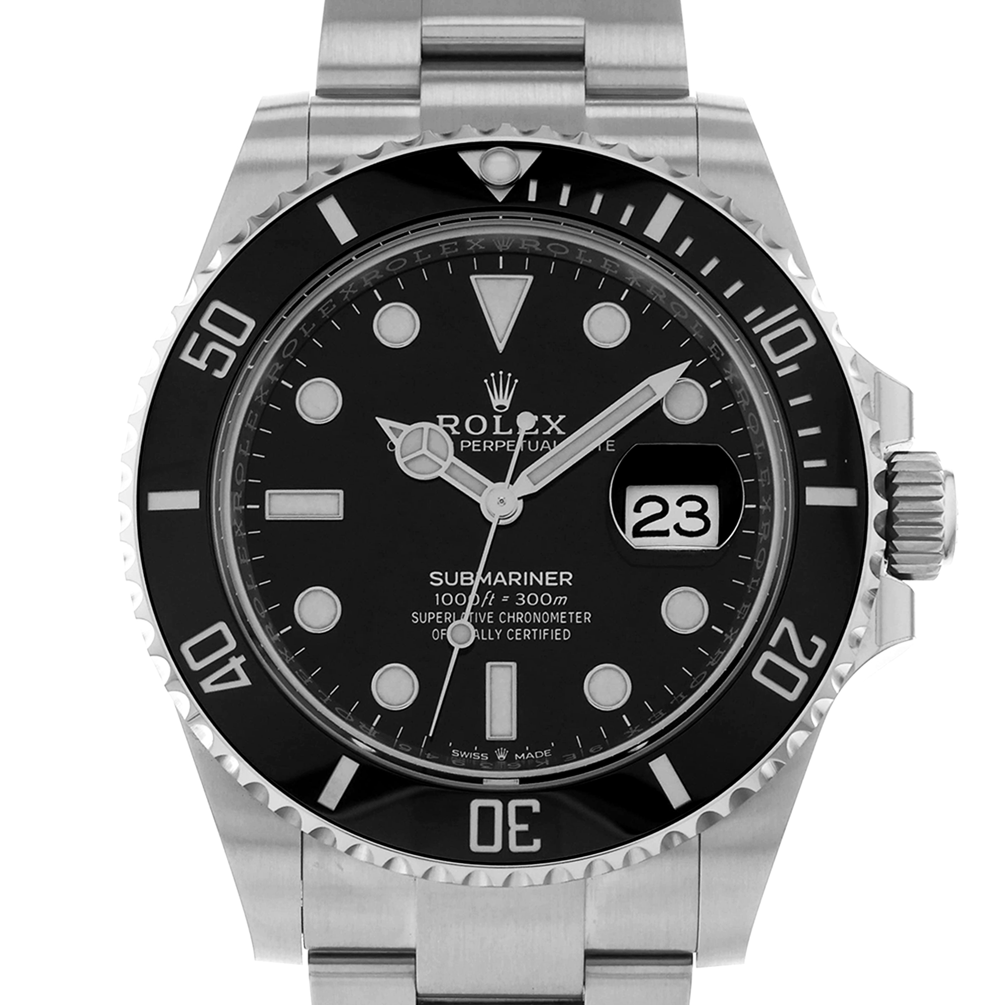 Rolex Submariner Date 126610 Black Ceramic Oyster Perpetual 41mm Steel