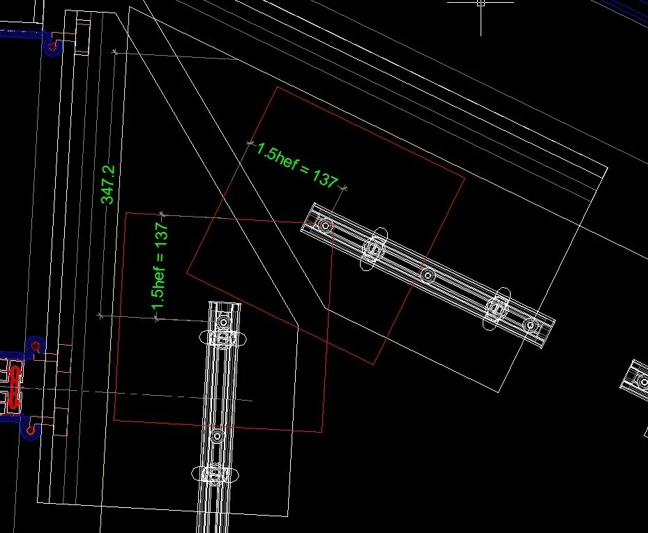 Edge distance for adjacent channel anchors Edge distance, Pr...