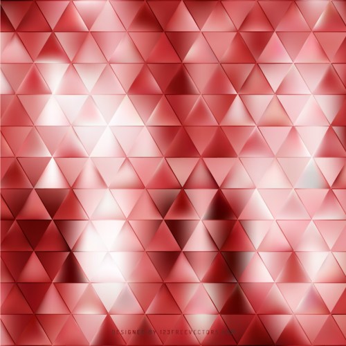 Abstract Red Triangle Pattern