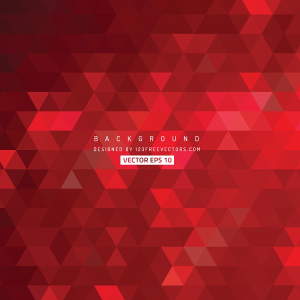 Red Abstract Triangle Background Image