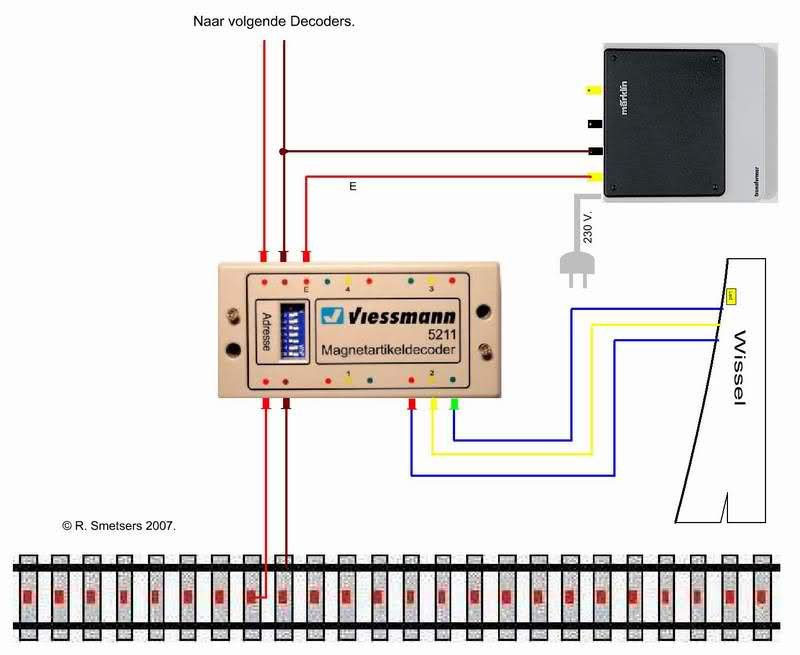Aansluitschema Viessmann 5211