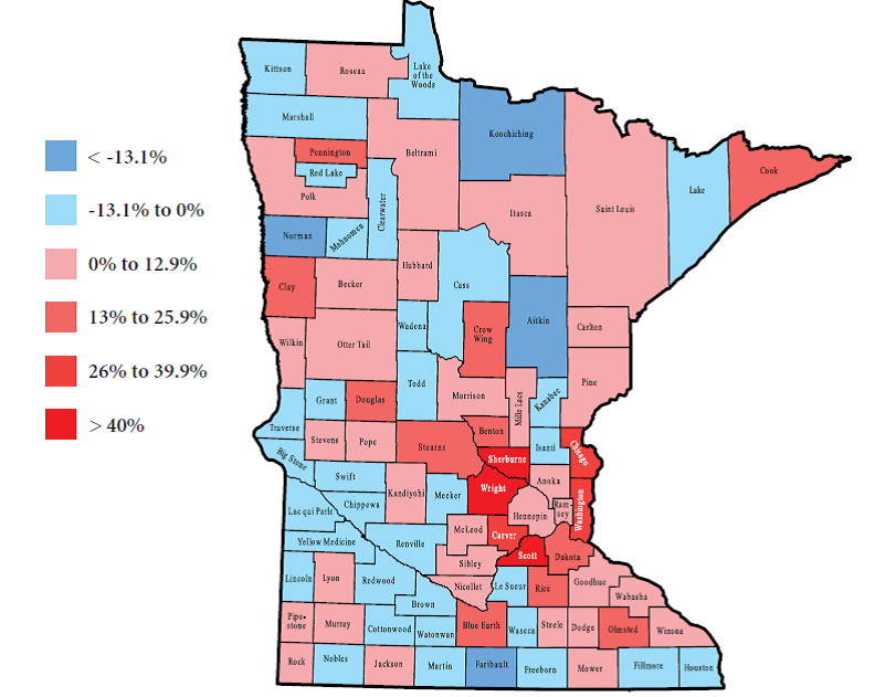 Minnesota’s new jobs are increasingly found in lower productivity