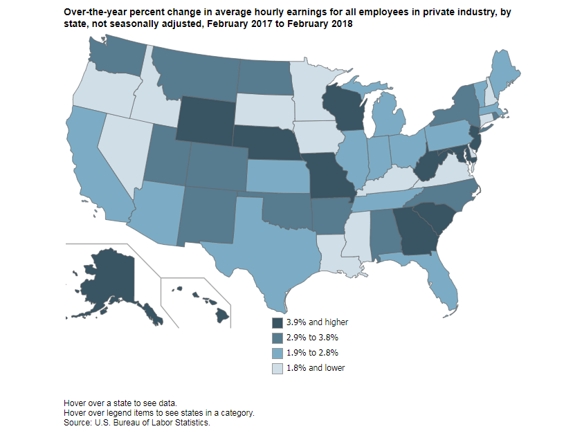 Minnesota’s wage growth ranks 45th in the United States