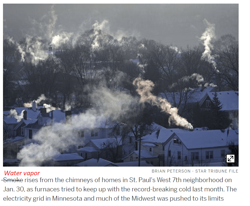 You’re Seeing Water Vapor, Not Smoke