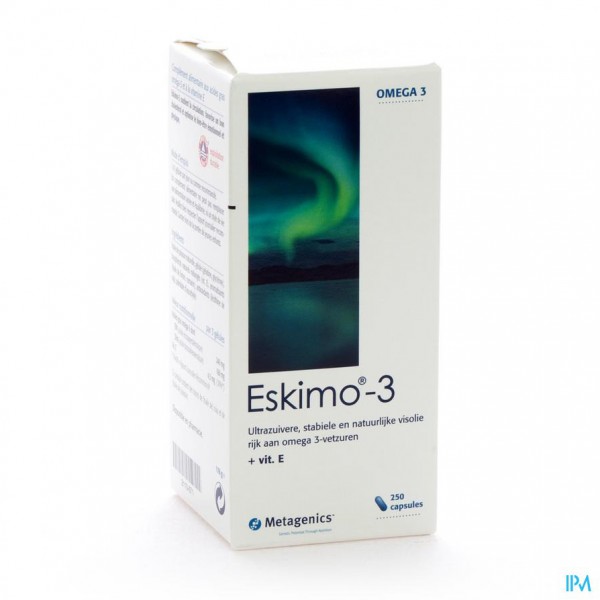 ESKIMO3 CAPS 250X500MG 3173 METAGENICS Apotheek Sollie