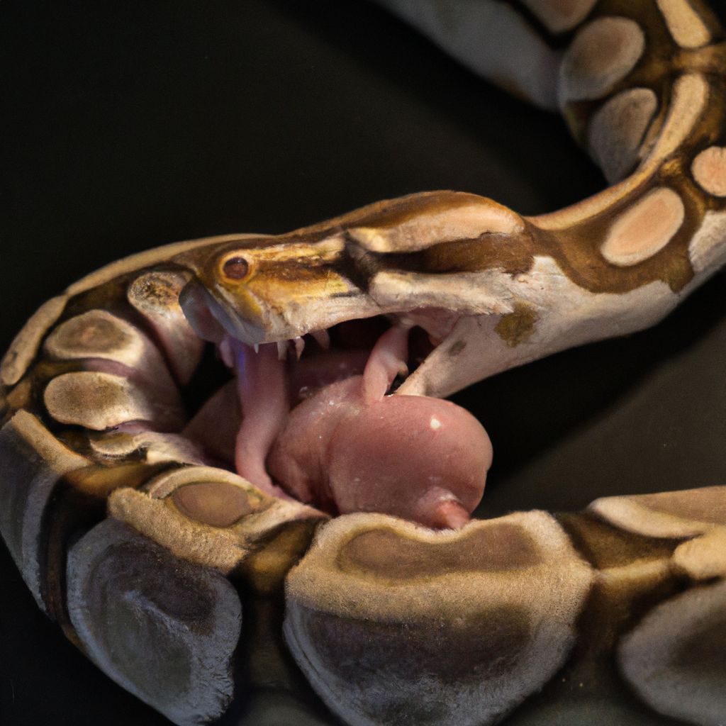 Can a Ball python eat a large rat