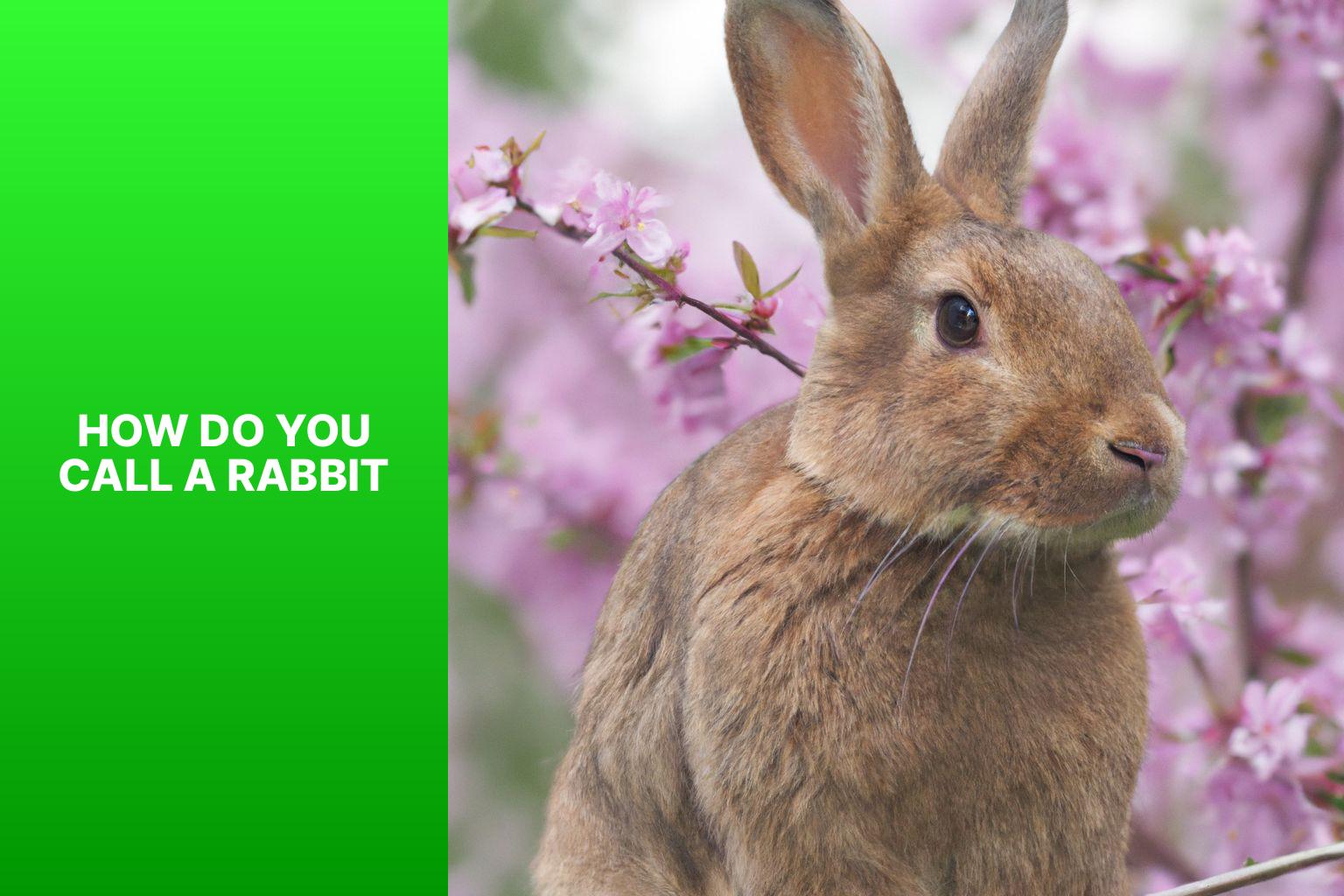 how do you call a rabbit