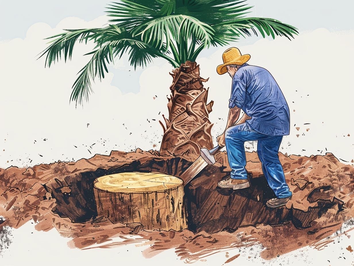 How To Remove Palm Tree Stump