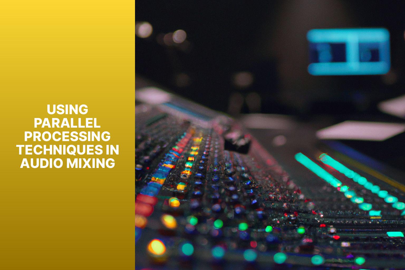 How to Use Parallel Processing Techniques in Audio Mixing Solar Heavy