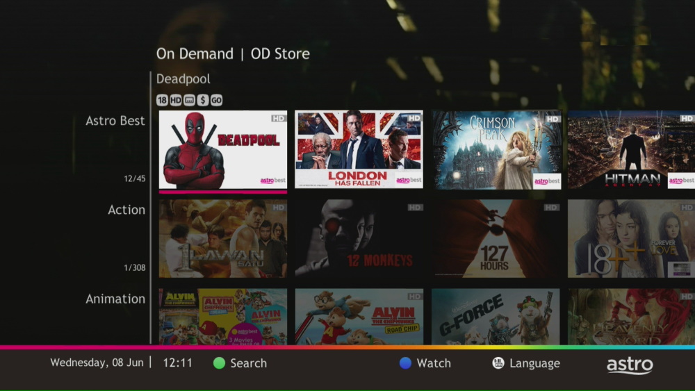 Astro TV guide TV decoder settings Barzrul Tech