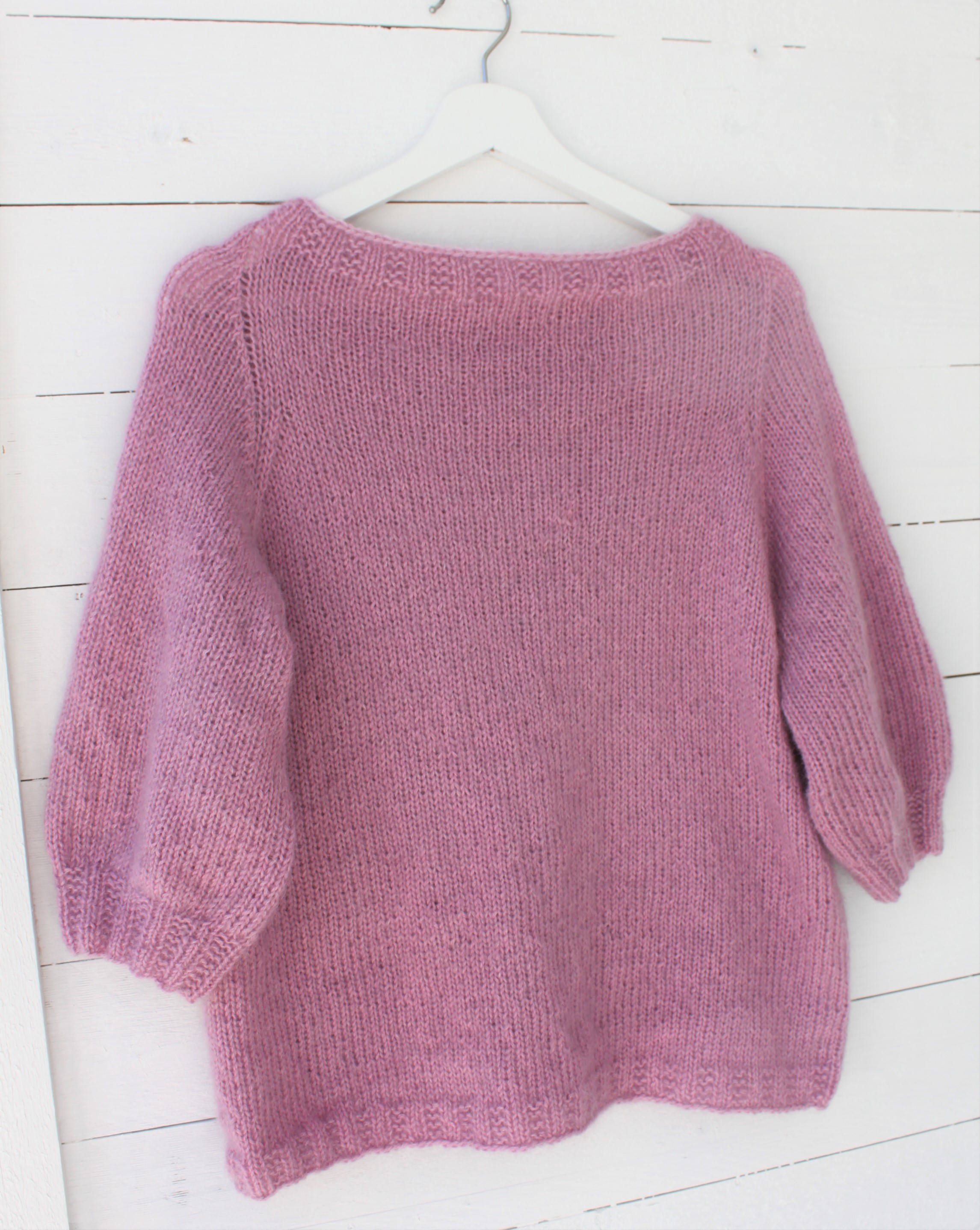 gratis strikkeoppskrifter genser enkel