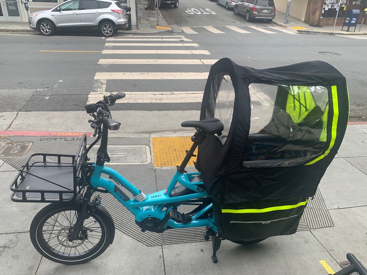 2021 Tern S00 LX cargo bike (rear storage)