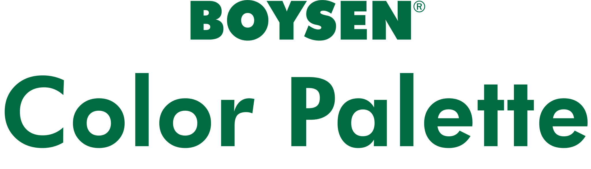 BOYSEN Color Palette (November 2018) Pacific Paint (BOYSEN