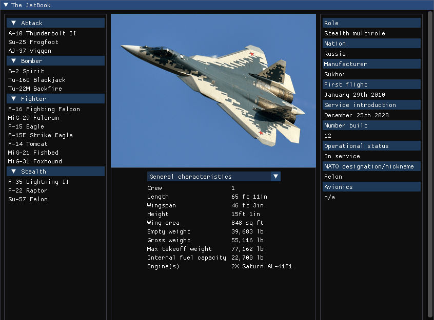 GitHub eg0nSpengler/TheJetBook A military aircraft dictionary