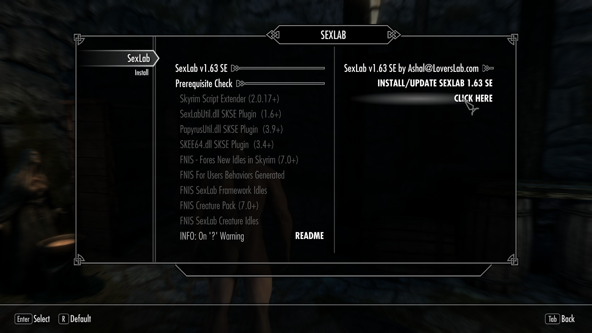 Sexlab Skyrim Mod