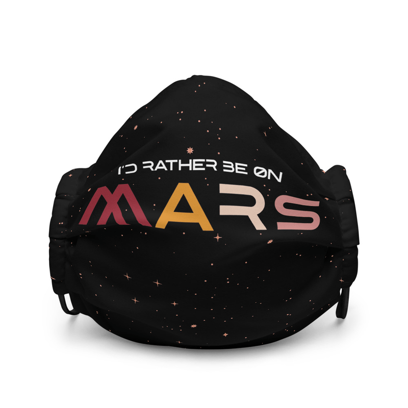 I’d Rather Be on Mars Face Mask Mars Ingenuity Collection