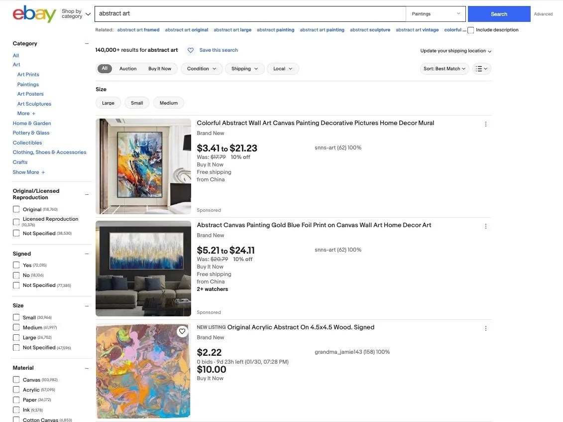 How to Sell Art on eBay the Artist’s Handbook Printful
